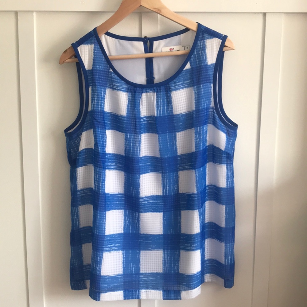 Vineyard Vines Gingham Blouse